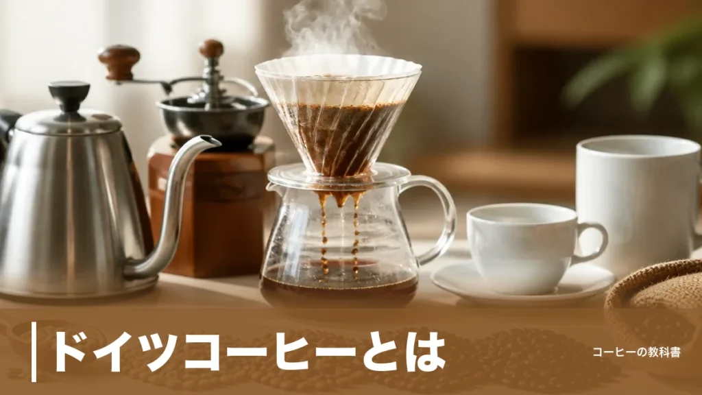 ドイツコーヒーとは？ペーパードリップ発祥国の文化と「豆」で買う人が増えた背景のアイキャッチ画像