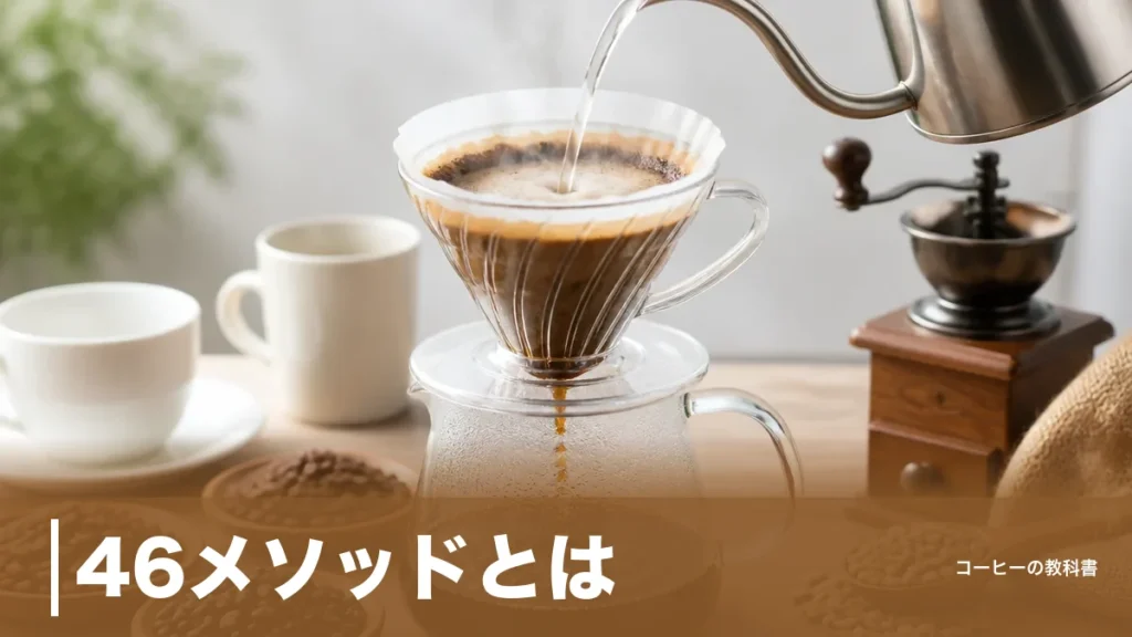 46メソッドとは？粉20g・湯300gを5回に分ける理由と40％で味を決める考え方のアイキャッチ画像