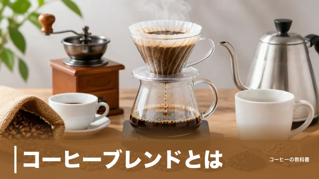 コーヒーブレンドとは？3〜5種類を配合する理由とストレートとの違い・表示の30%ルールのアイキャッチ画像
