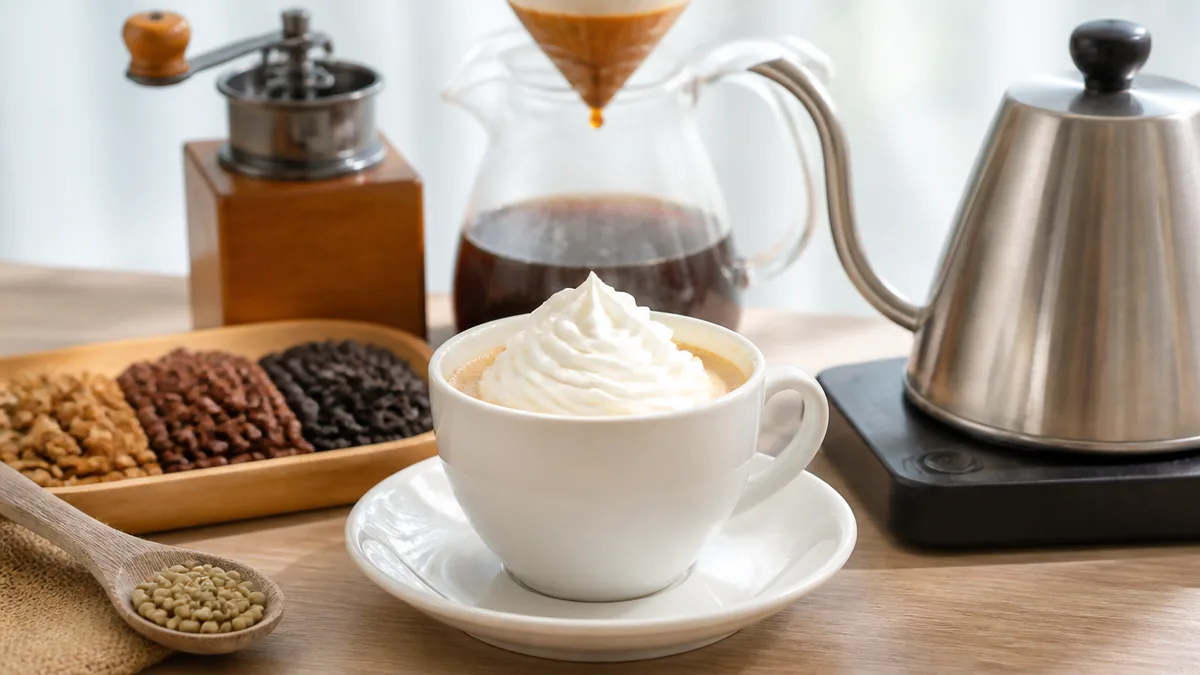 ウィンナーコーヒー飲み方は「混ぜない」が本場流!一頭立て馬車の由来と家での作り方のアイキャッチ画像