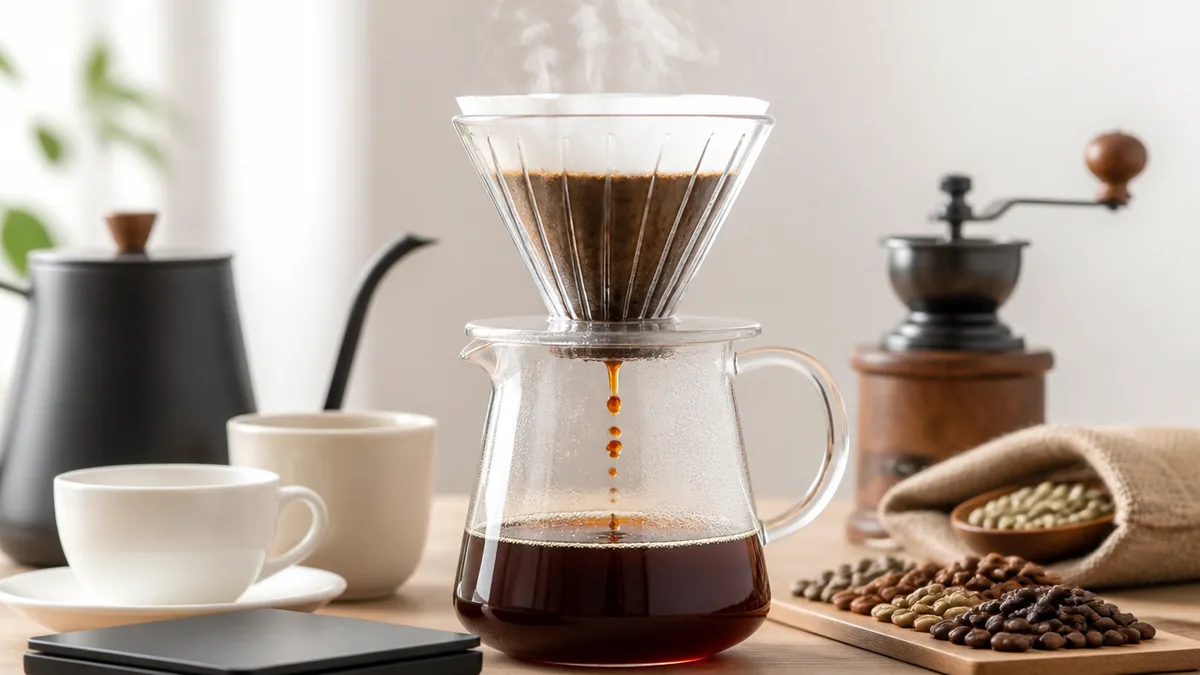 コーヒードリッパーサーバーとは？ドリッパーの下で何をしている器かの解説画像