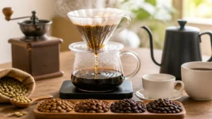 コーヒーの匂いは焙煎で生まれる？生豆は無味無臭、挽いた瞬間・淹れた後・口に含む3つの香りのアイキャッチ画像