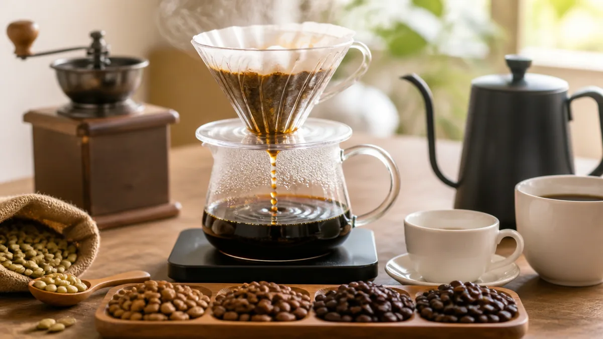 コーヒーの匂いは焙煎で生まれる?生豆は無味無臭、挽いた瞬間・淹れた後・口に含む3つの香りのアイキャッチ画像