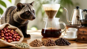 luwak coffeeとは？ジャコウネコの豆の正体と2025年研究でわかった3つの事実のアイキャッチ画像