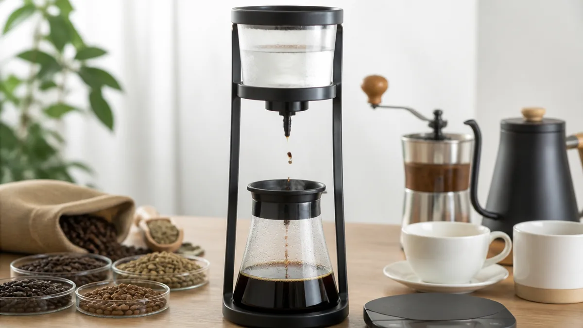 コールドブリューメーカーとは?水で時間をかけて抽出する器具の仕組みの解説画像