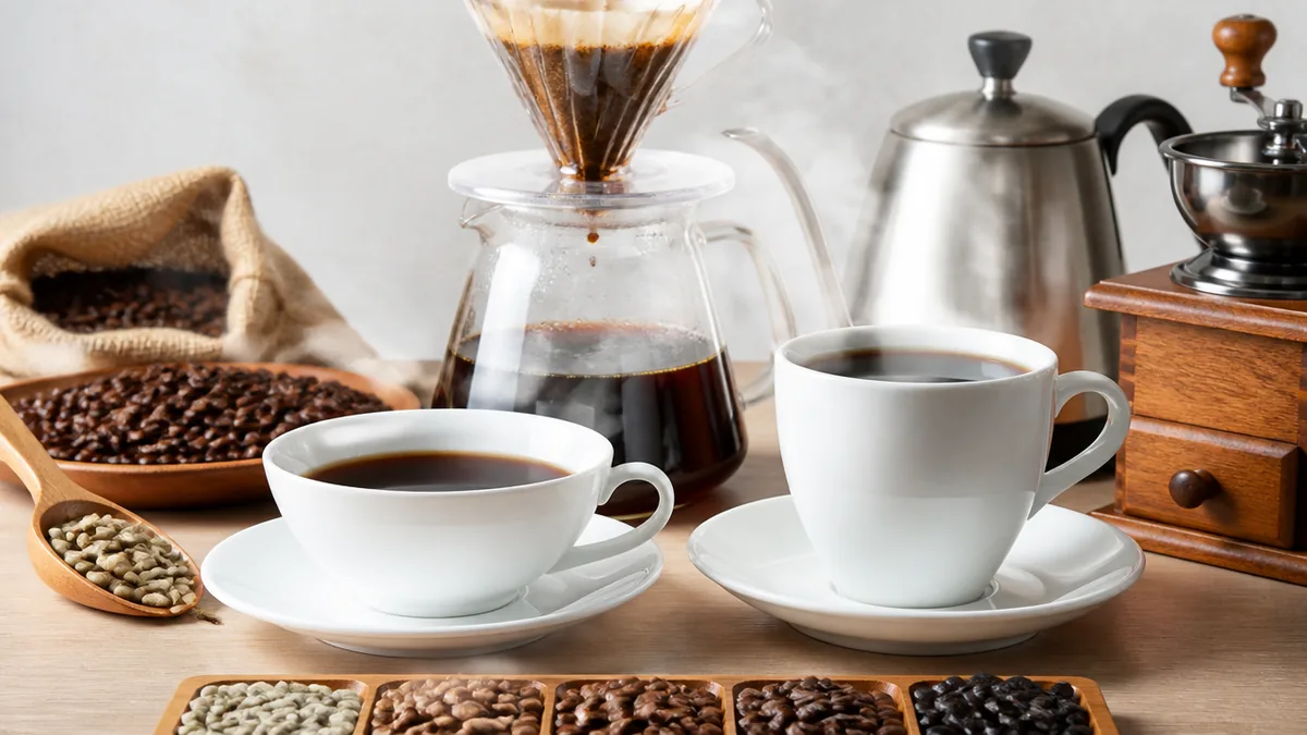 コーヒーカップとティーカップの違いは「口径と深さ」で見分けるの解説画像